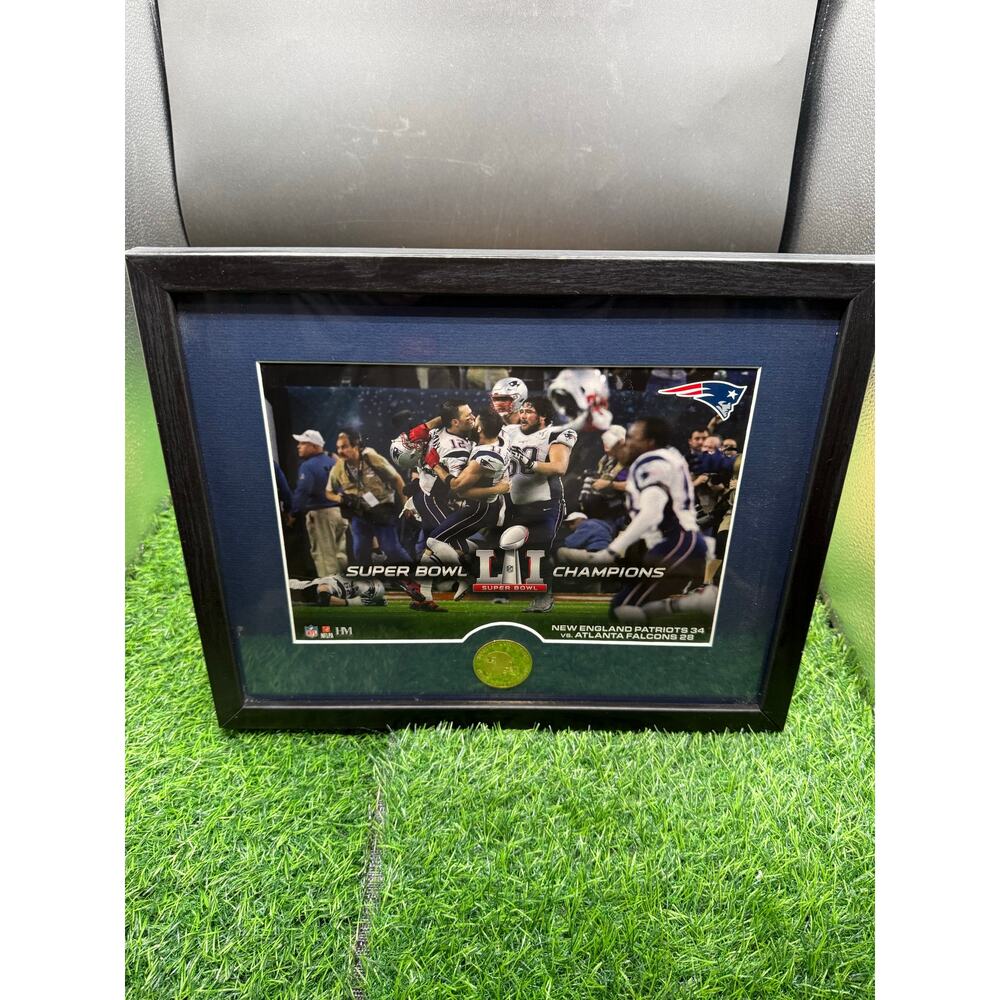 New England Patriots vs Atlanta Falcons Super Bowl LI Champions-Framed